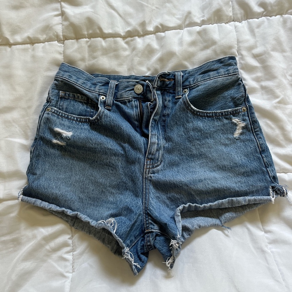 Uniqlo denim shorts